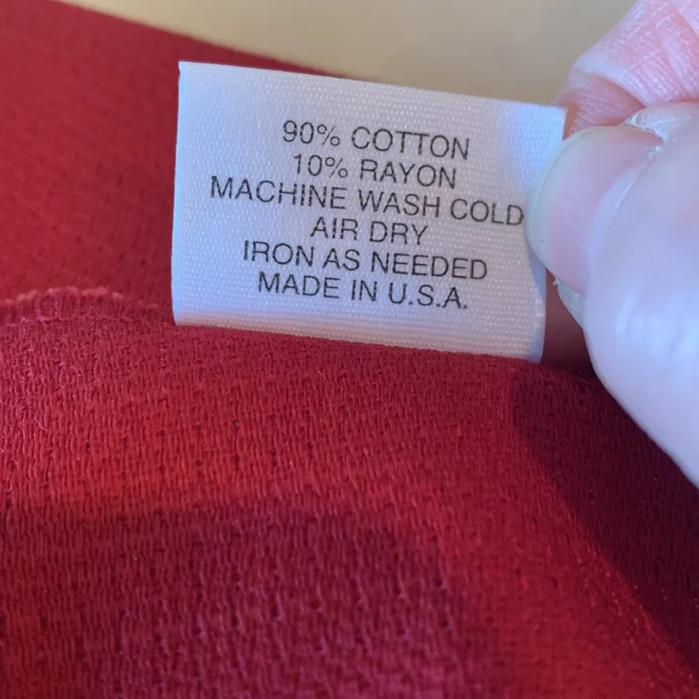 Longaberger Bouquet Basket Fabric Liner in Paprika, NEW